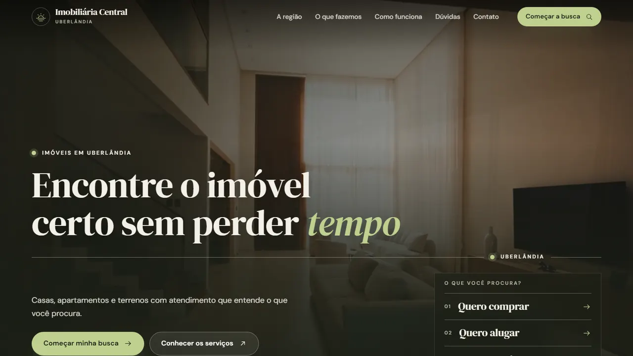 Site de Imobiliária
